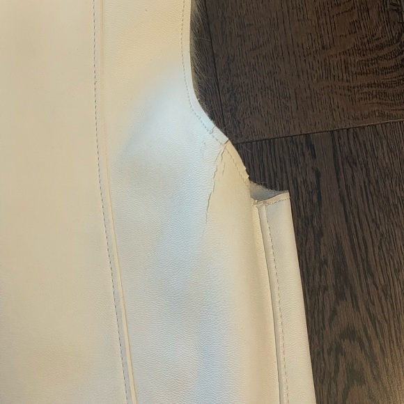 Reversible faux leather and fur vest - Picture 6 of 8